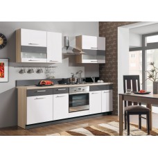 Augstais skapītis priekš cepeškrāsns MODENA D60P, balts glancēts/grafīts